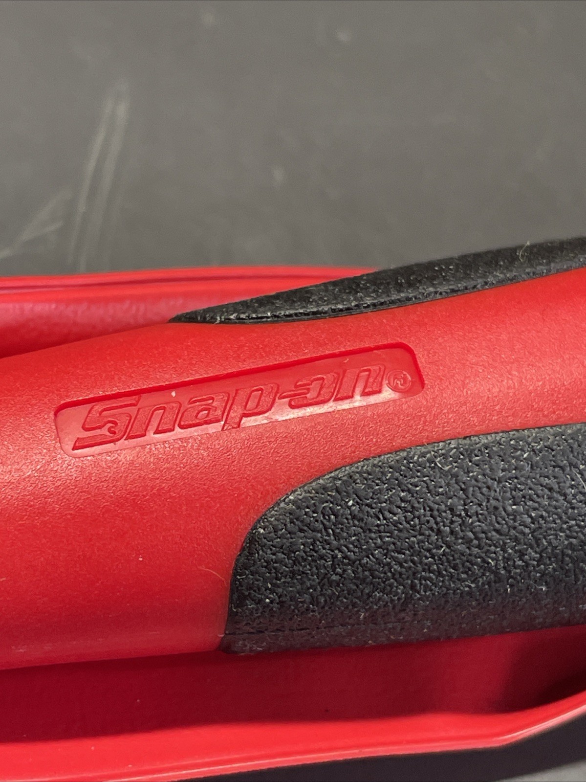 Snap On Tools NEW SGFMN106 6 Piece Red Soft Grip Handle Miniature File Set