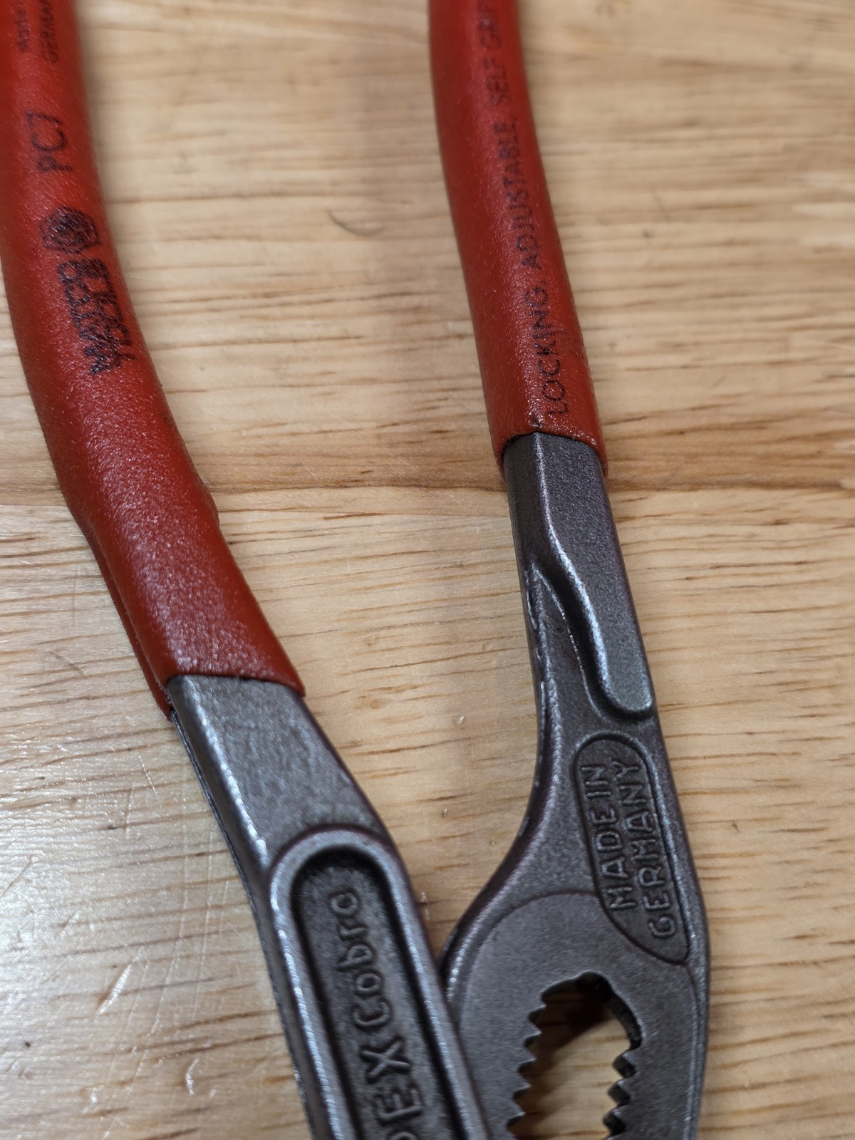 Matco Tools PC7 Knipex Cobra Pliers Red Grips 7-1/4” Long Germany