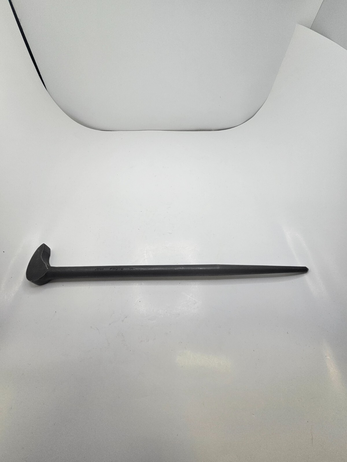 PROTO J2126 12 Inches Rolling Head Pry Bar w/ Point End Hex Straight Tapered Tip