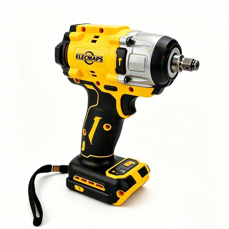 1/2-inch Cordless Impact Wrench, 3600RPM/430N High Torque