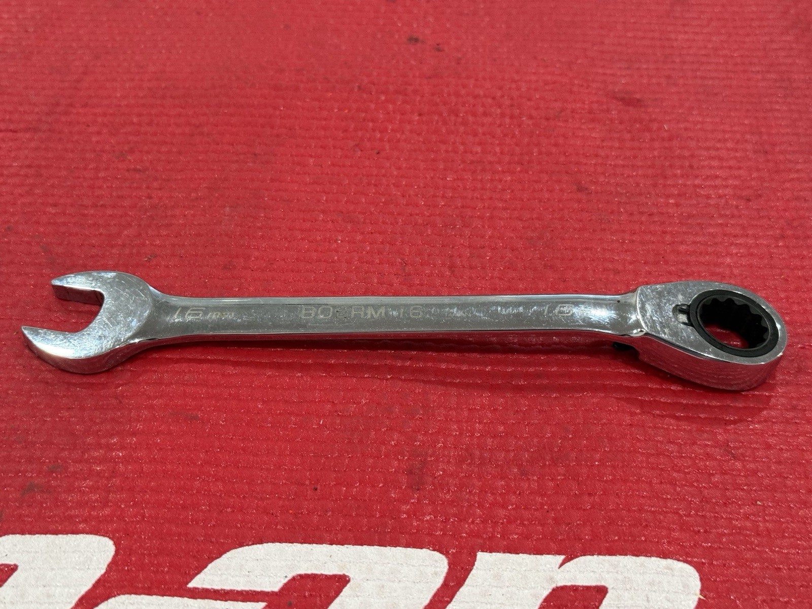 Snap On Blue Point 16mm 15° Offset Ratcheting Combination Wrench BOERM16