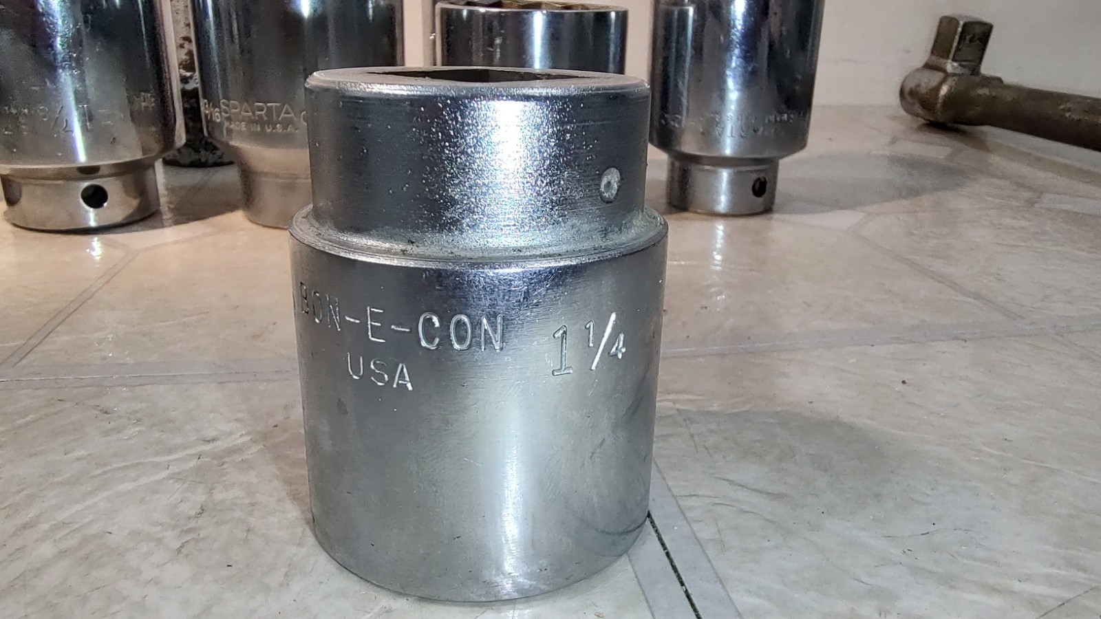 3/4″ Drive Socket Set 15 Pieces W/ Breaker Bar 2″ – 1-1/8″ Various Proto SK ETC
