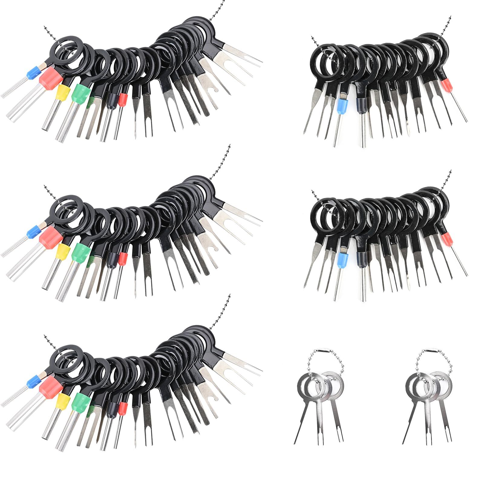 82 Pcs Terminal Removal Key Tool, Terminal Pins Puller Repair Removal Tools