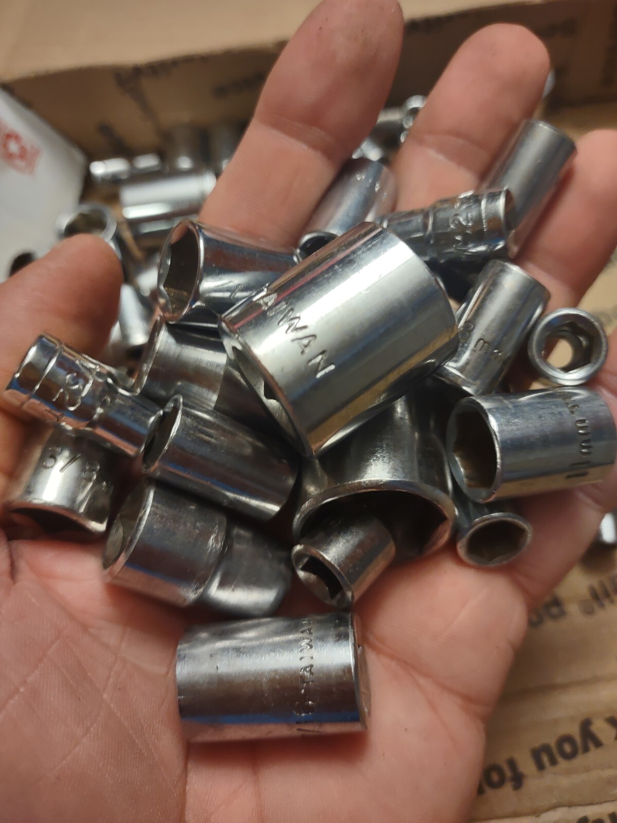 Sockets SAE Metric Assorted Drives & Points Mixed Brands All Are Made in Tiawan