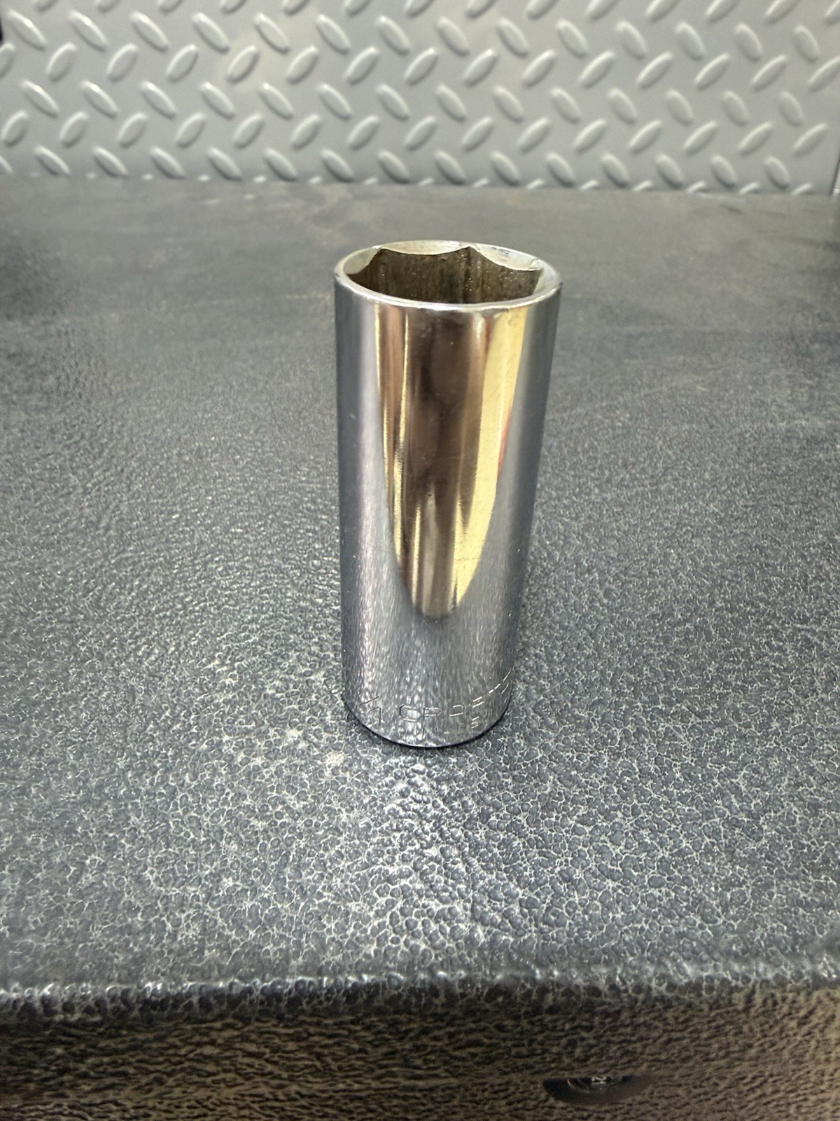 Vtg 3/4″ Craftsman G-Series PN 43337 – 3/8″ Drive 6-Point Deep Socket USA Made