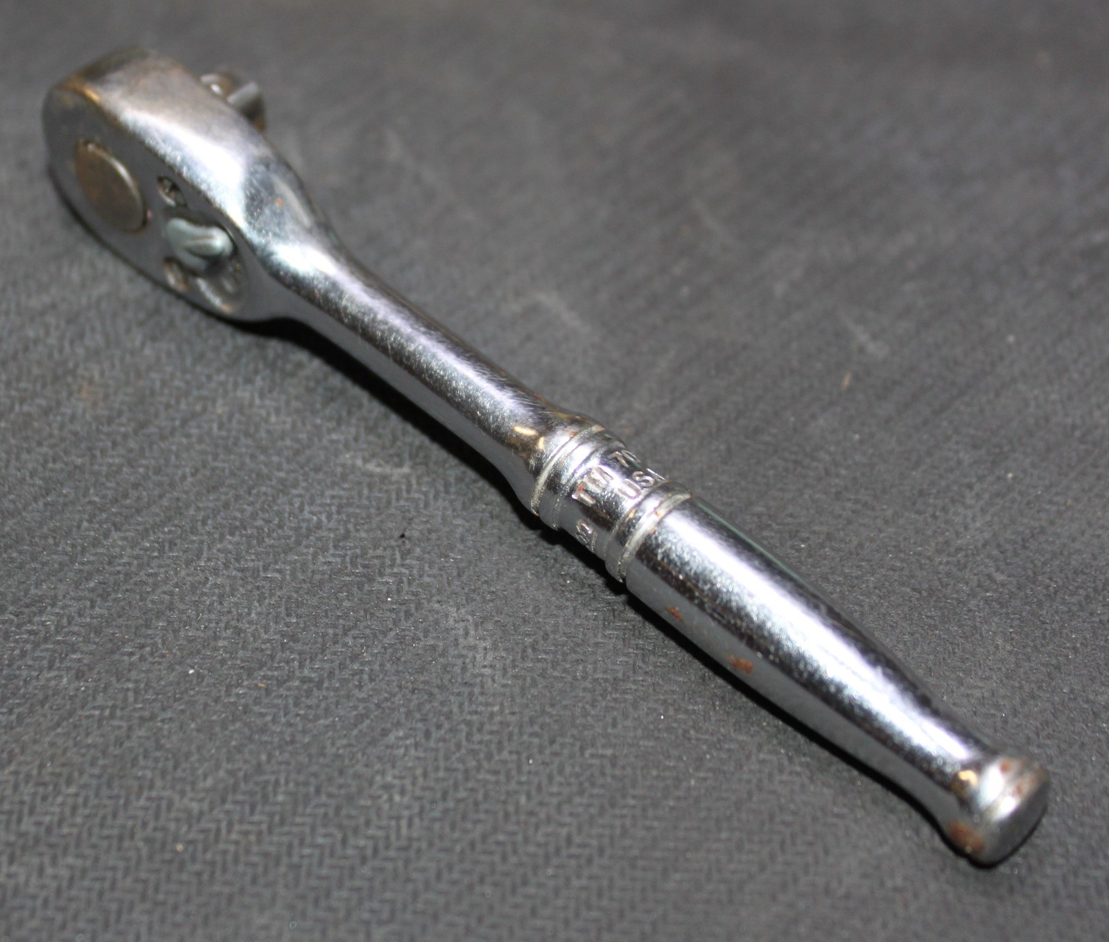 SNAP ON TM70B 1/4″ DRIVE STUBBY RATCHET4.25″ LONG CHROME USA