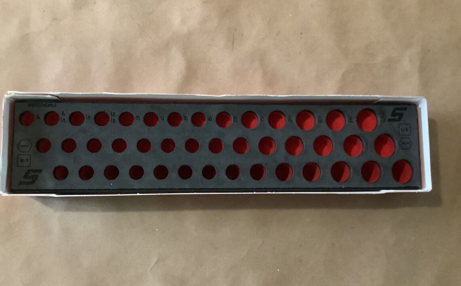 New Snap-on Foam Organizer Tray for 42pc 1/4″ Drive METRIC Socket Set FMS001BR