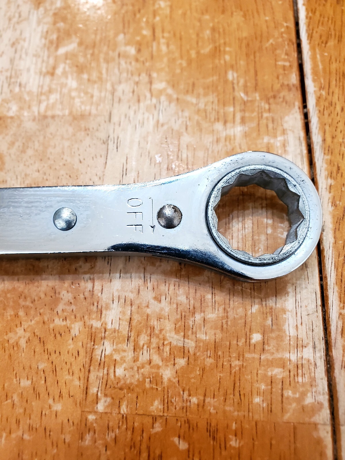 Mac Tools 13/16 12PT-15/16 Spline End Ratcheting Wrench RBW-35-ES126