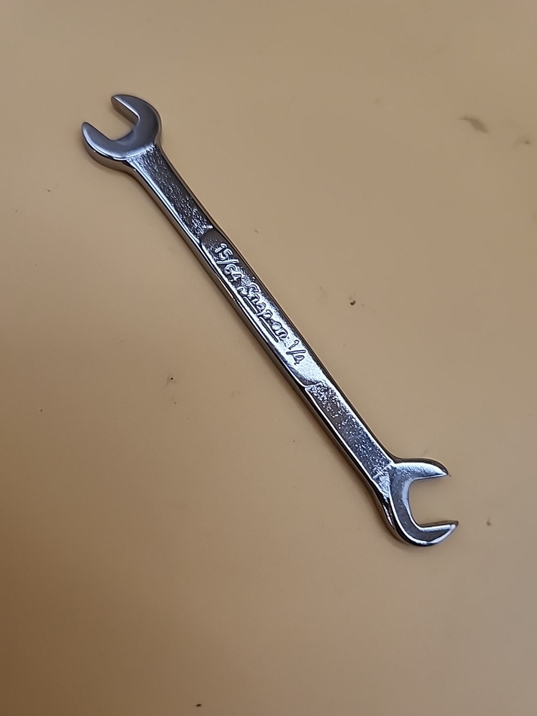 Snap-on Tools 1/4″- 15/64″ Ignition Wrench Open Angled End DS 1516 USA