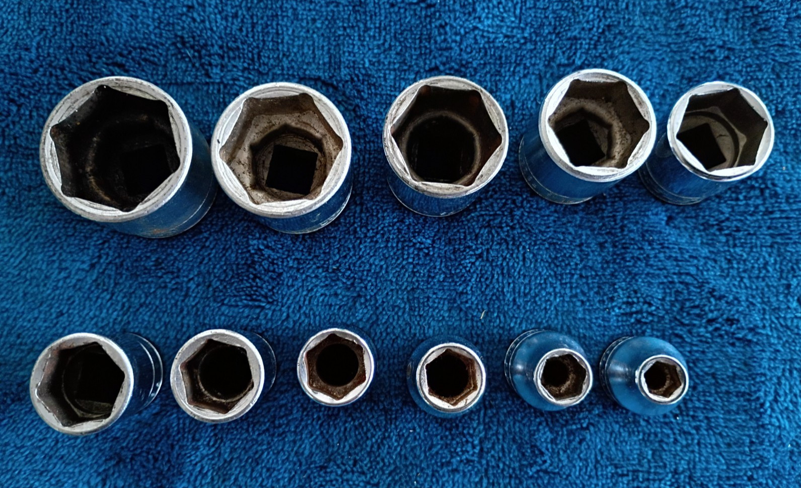 Snap-On USA [FS081-FS281] 11-Pc. 1/4″-7/8″ 3/8″-Drive 6-Point Shallow Socket Set