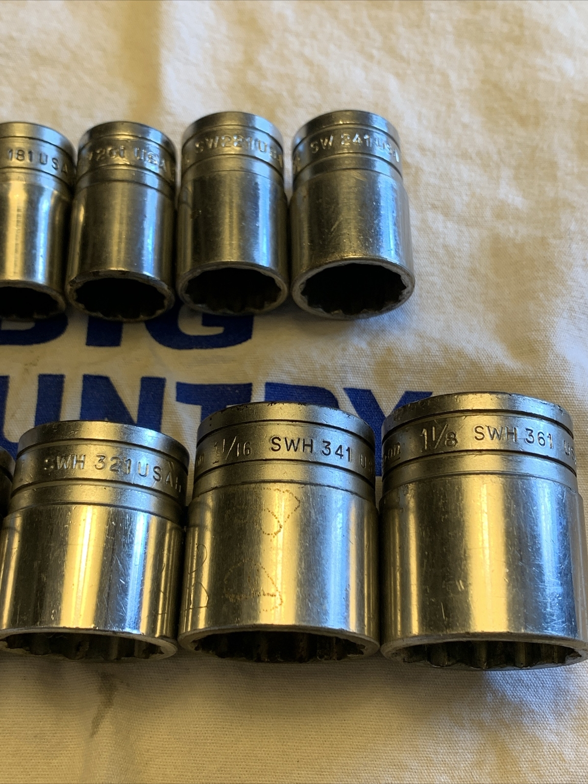 Snap-on 1/2″ Drive 13pc 12pt SAE Flank Drive® Shallow Socket Set (3/8-1-1/8″)