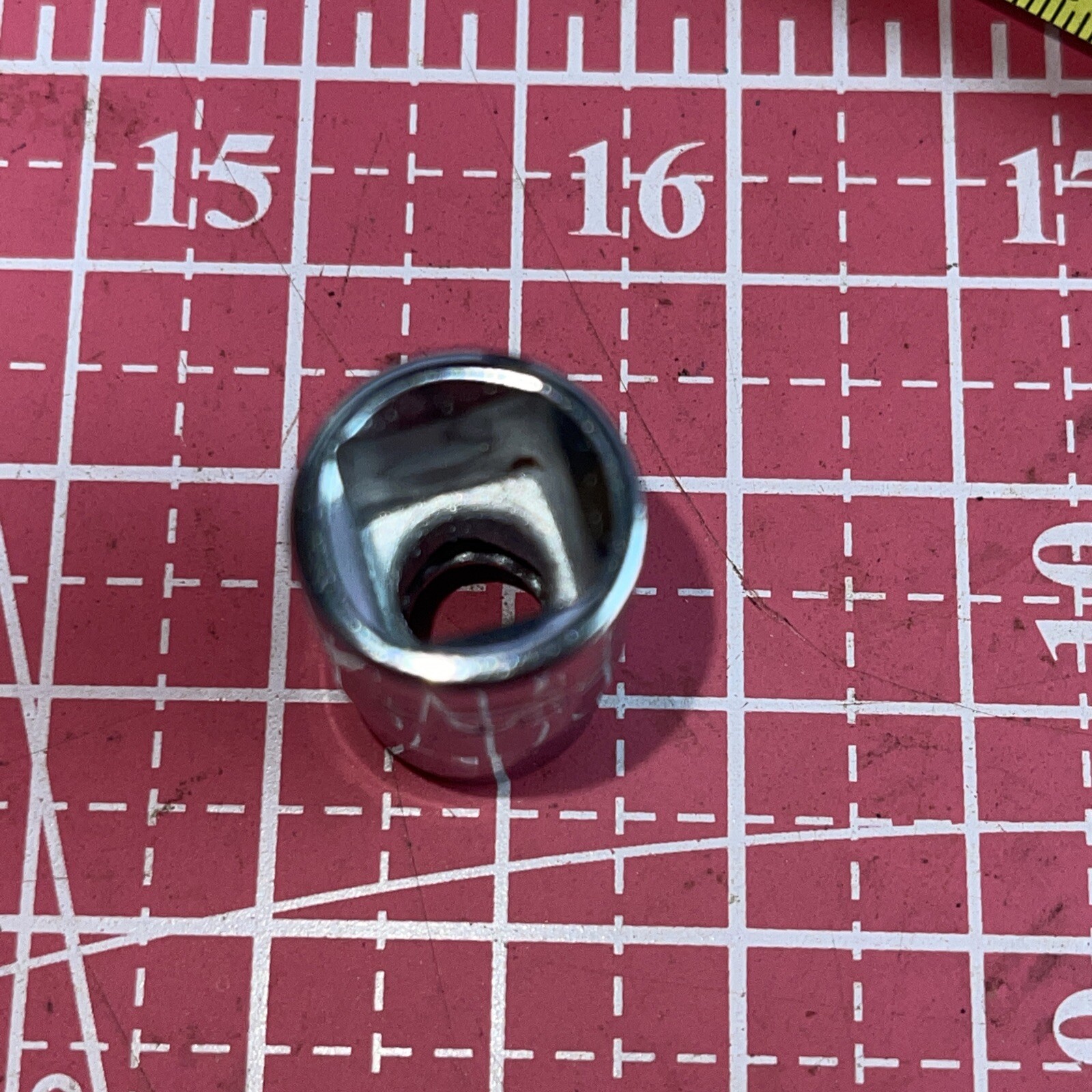 NOS Wright USA 3112 3/8 In SAE 3/8” Drive 12 Point Socket Vintage