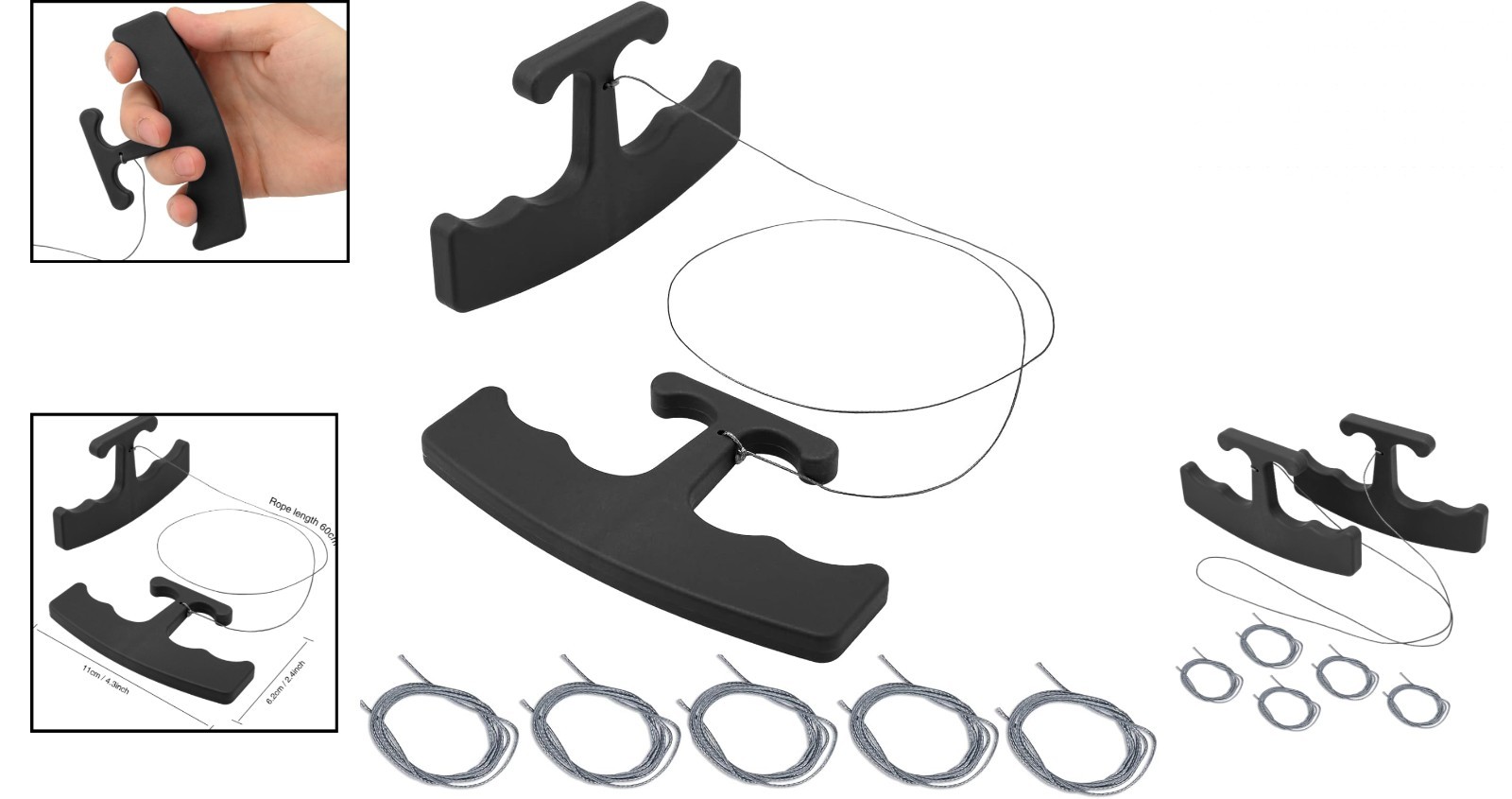 Emblem Removal Kit Car Badge Remover Tools with Spare Cord for Vehicle Logos