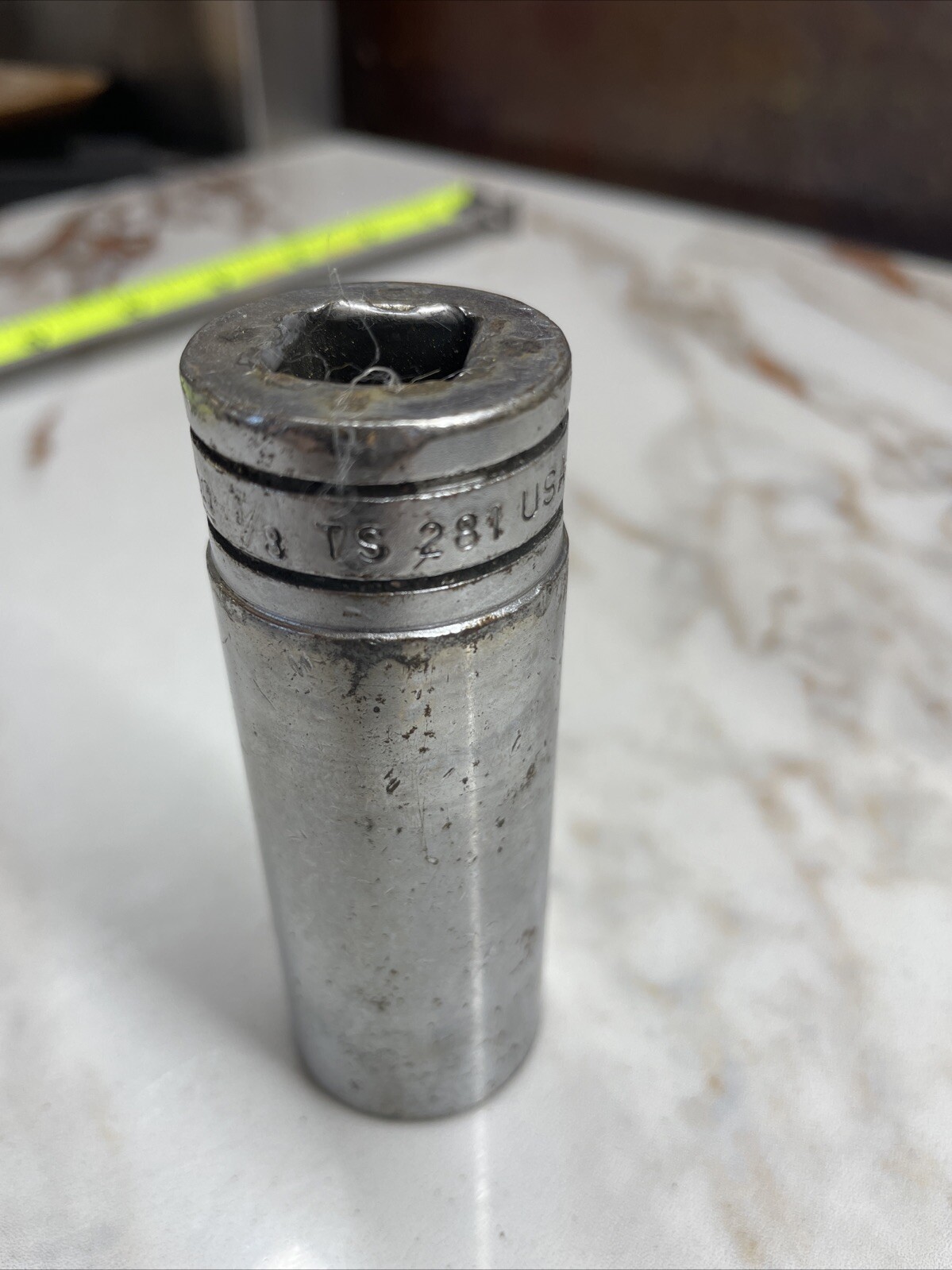 Snap On Tools TS281 7/8″ SAE Flank Drive Deep Chrome Socket 1/2″ Drive 6 Point