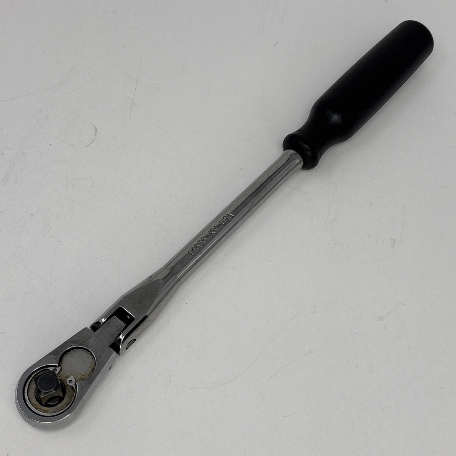 Craftsman 44836 -KV -USA 3/8″ Ergo Flex Head Ratchet Full Polish Black Handle