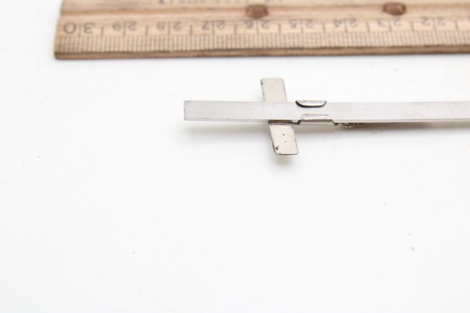 Snap-on 6″ Steel Metric Equivalents Scale Depth Gauge Pocket Size USA