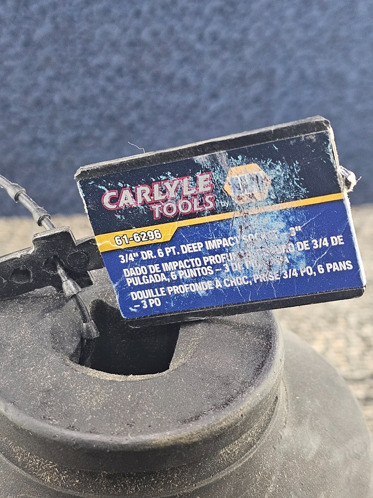 NAPA 61-6296: Carlyle 3/4 In Drive 3 In 6 Point Impact Socket