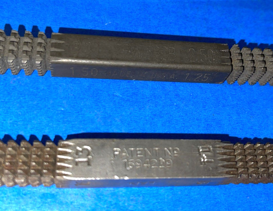 SNAP ON TOOLS 3 PIECE THREAD RESTORER FILES & UTILITY KNIFE