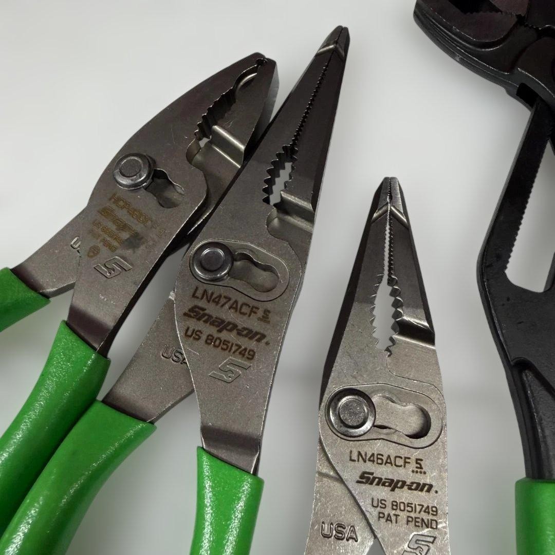 Snap-on Pliers Set of 6 Green NEW