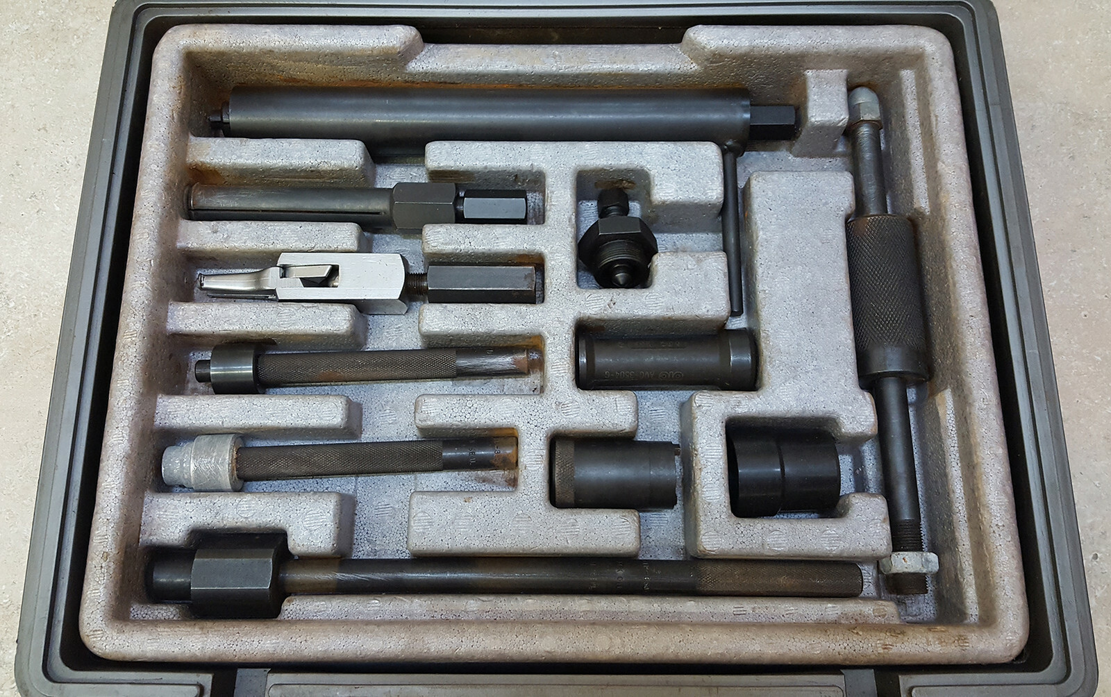 RARE COMPLETE OTC AMC RENAULT DIR LM 22 PIECE POWER STEERING SERVICE SET W/CASE