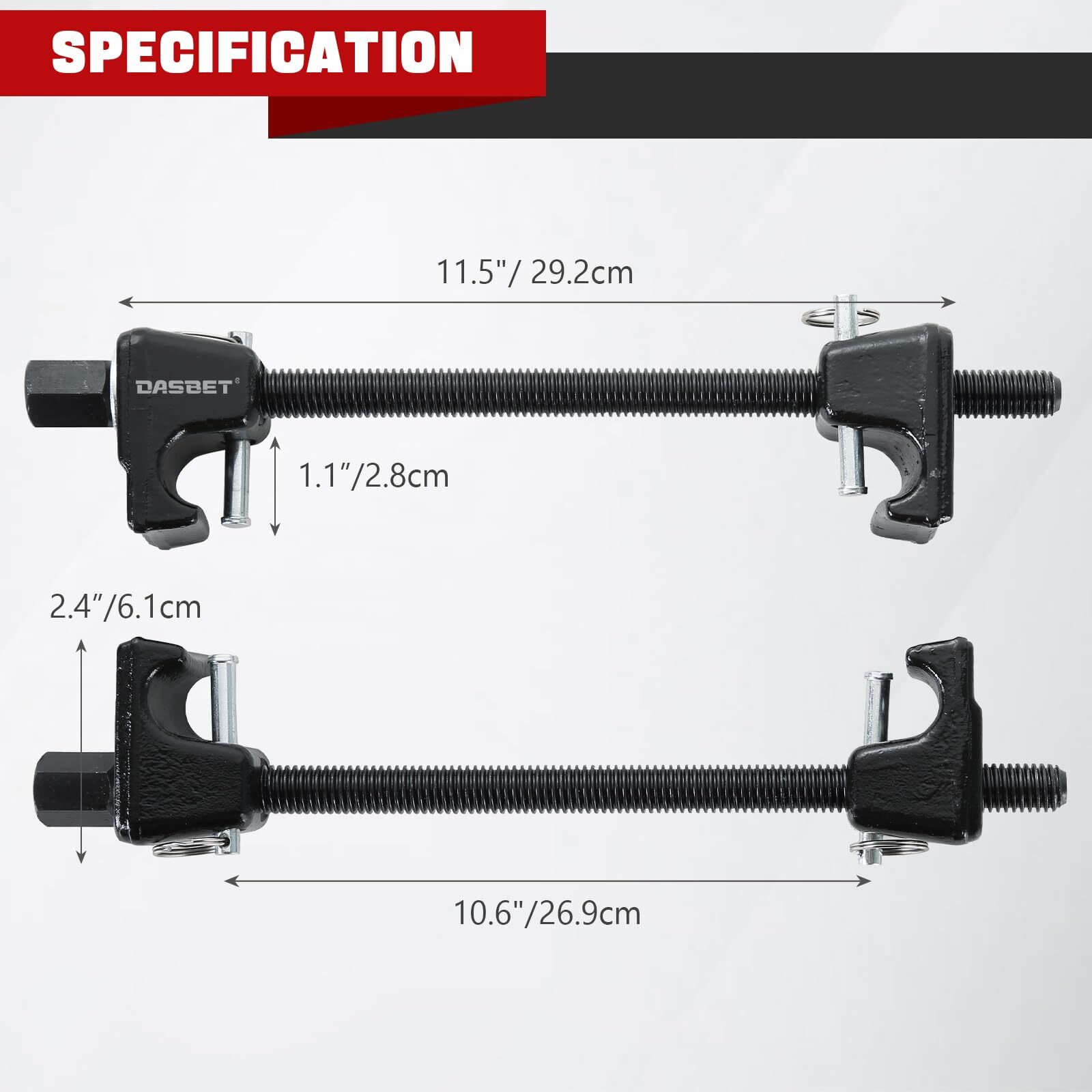 Macpherson Strut Spring Compressor Tool Kit 2PCS Coil Spring Compressor with …