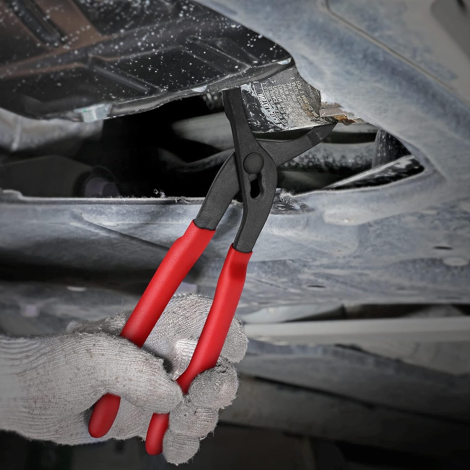 12″ Adjustable Oil Filter Pliers High Carbon Steel Tool for Engine Filters