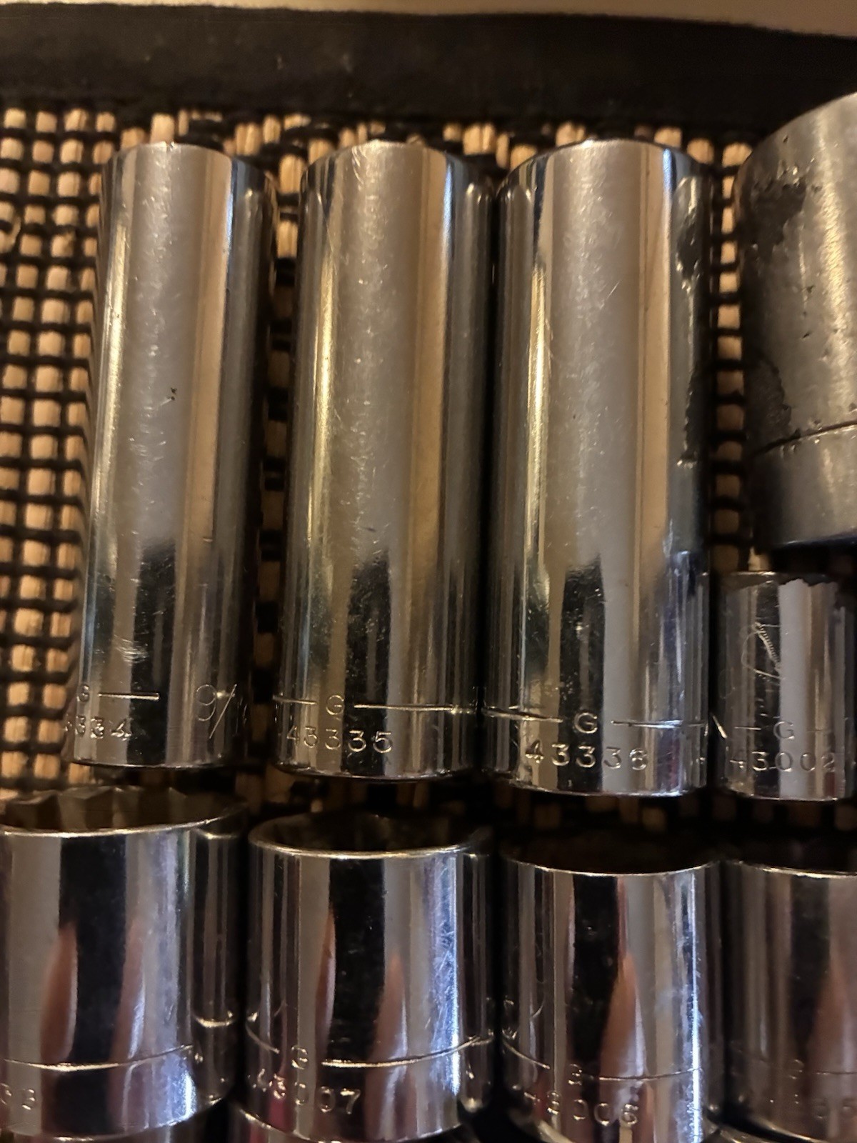 Vintage Craftsman G Series Socket Lot 36 Sockets See Description For Details