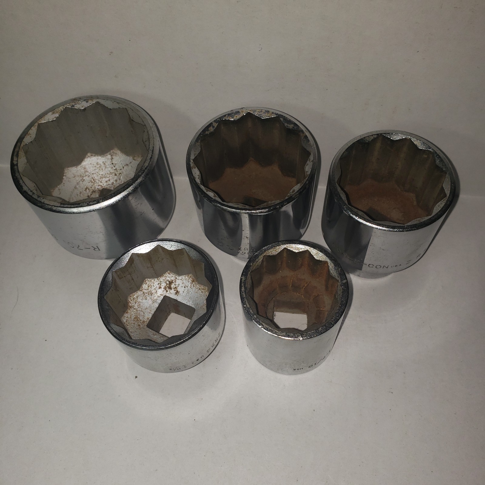 BONNEY TOOLS * 5 SOCKET 3/4″ DRIVE * 1-7/16, 1-11/16″, 1-13/16″, 2″, 2-3/16