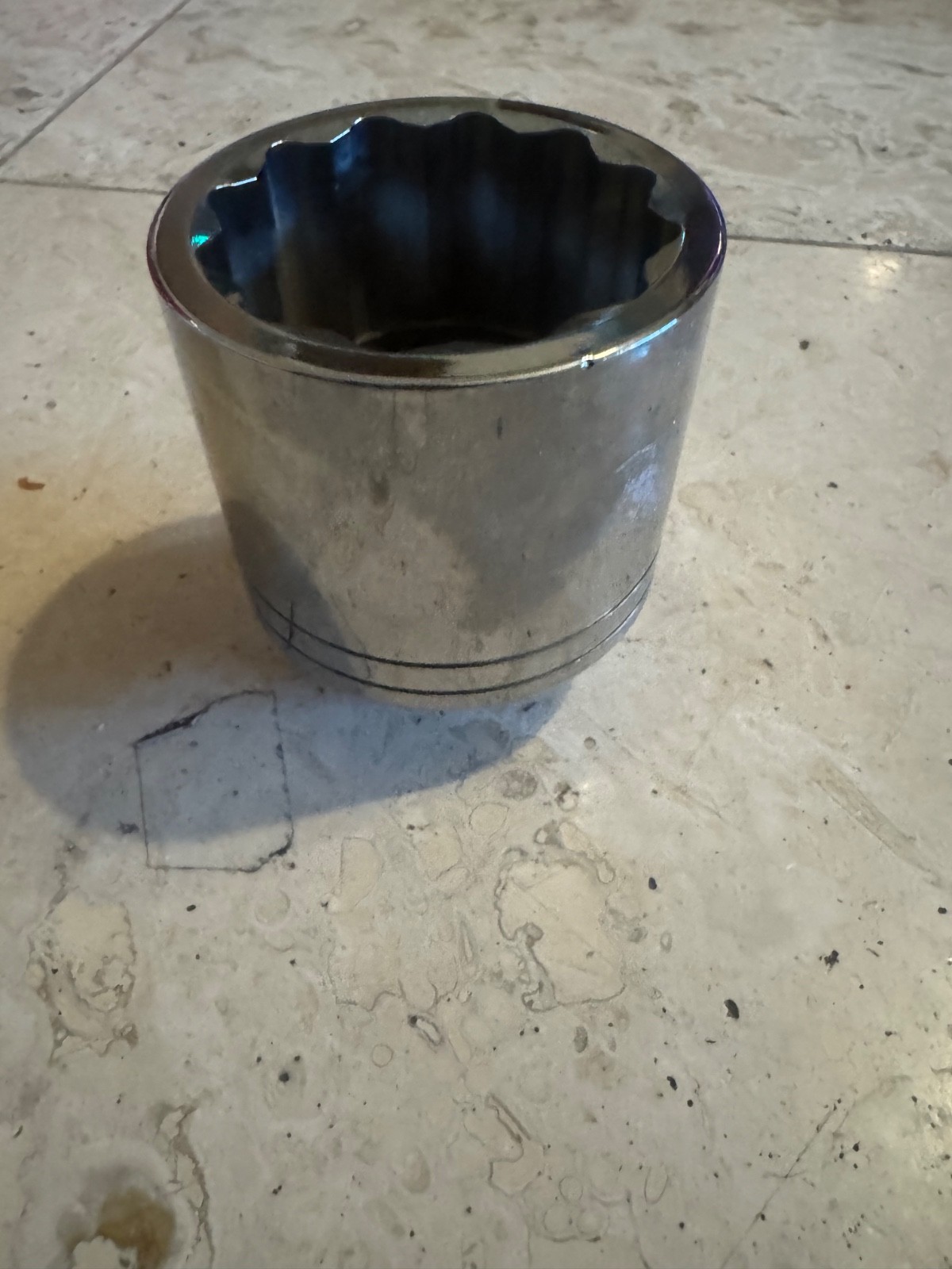 Snap-on LDH722 2-1/4” 3/4” Drive 12-Point Deep Chrome Socket Mint