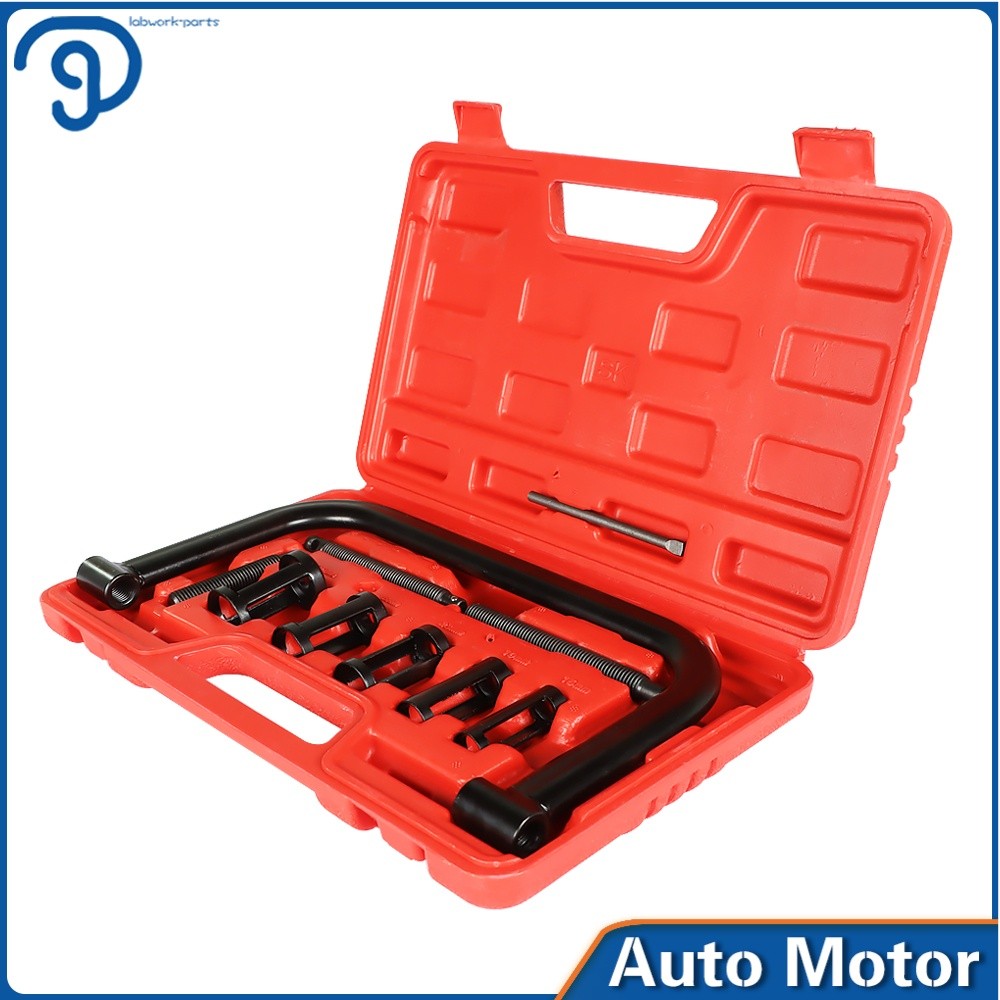Valve Spring Removal Tool Set with C Clamp for ATV Motorcycle Car Small Engines