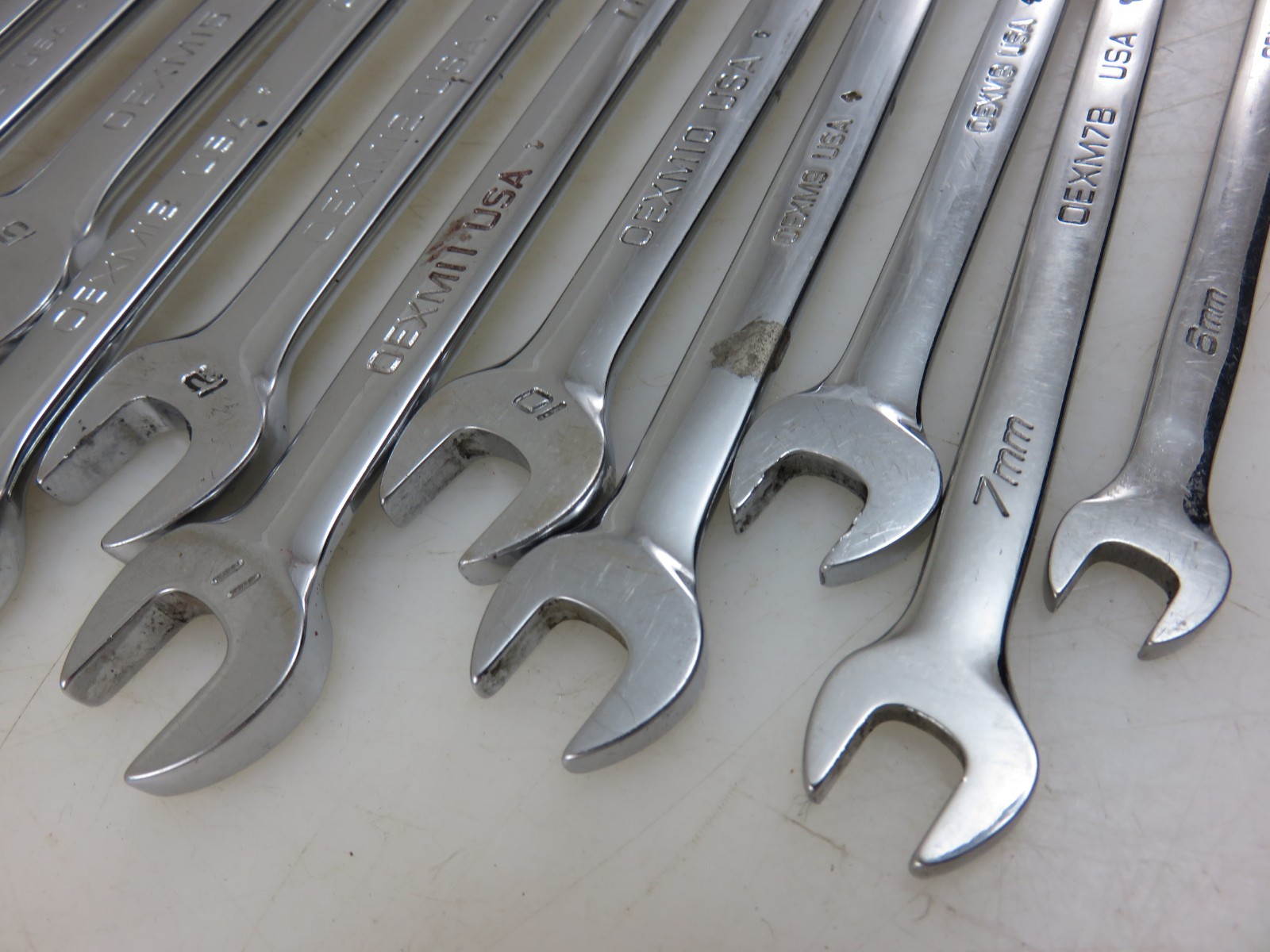 Snap-On OEXM SHORT Metric Combination Wrench 6mm-19mm 12pc Set Made In USA
