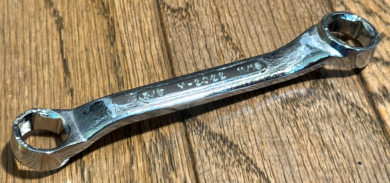 🇺🇸 NEW SK Tools 5/8″ & 11/16″ SAE Double Box End Wrench Short Offset Stubby