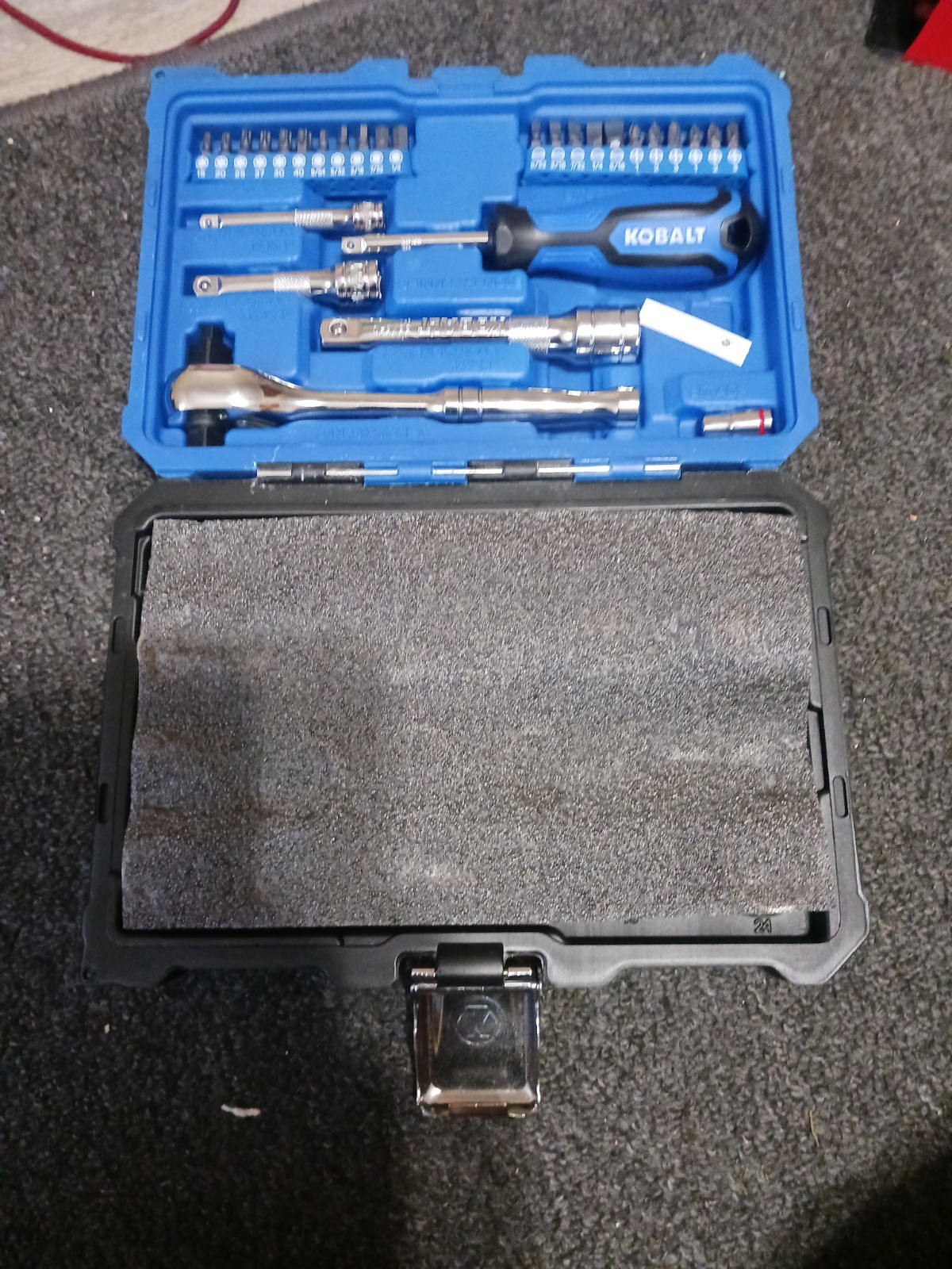 Kobalt 64 -Piece Standard and Metric Polished chrome Mechanics Tool Set