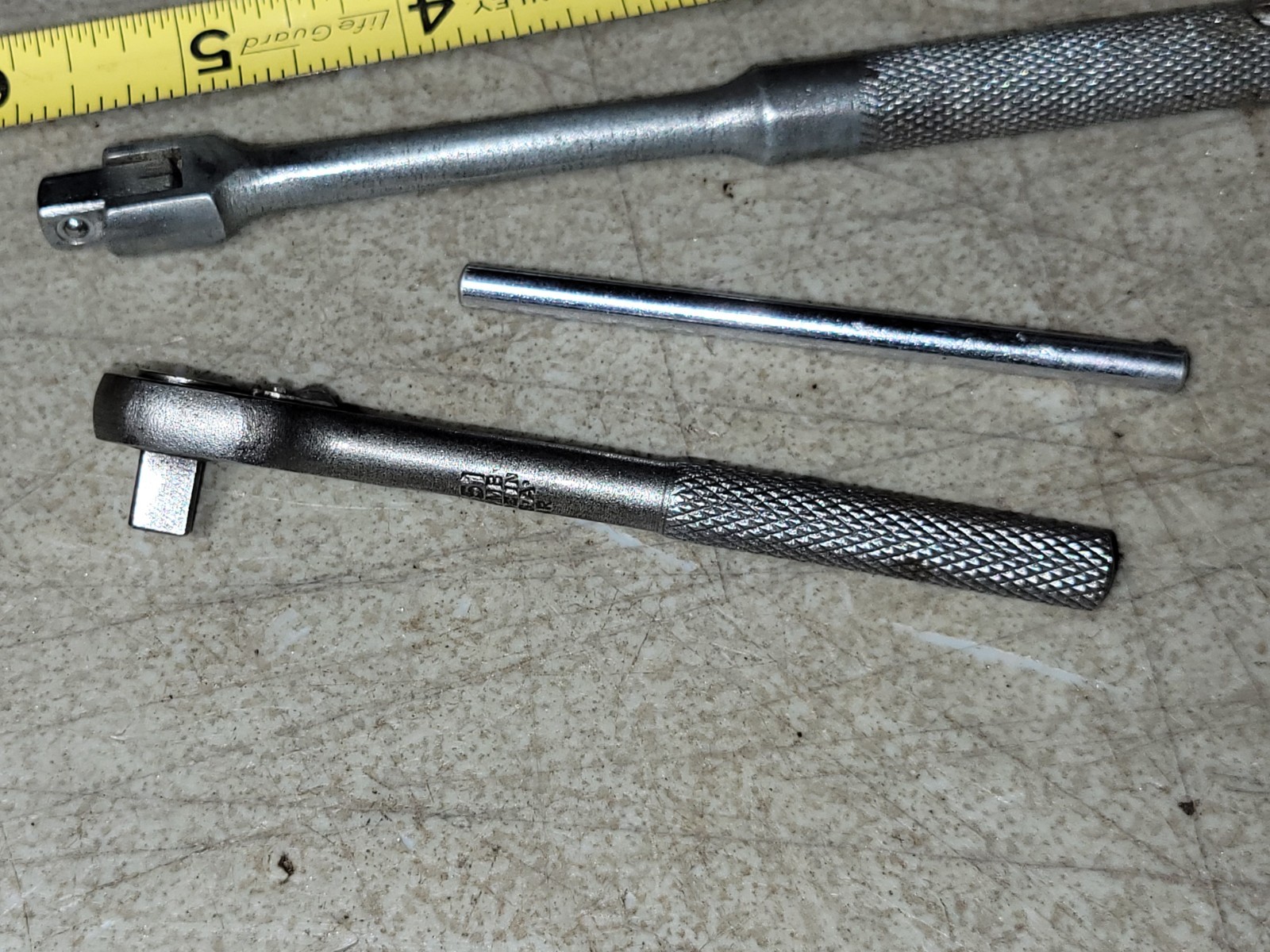 Rare Old Plomb 4751 1/4″ Micro Head Ratchet Socket Wrench working great breaker