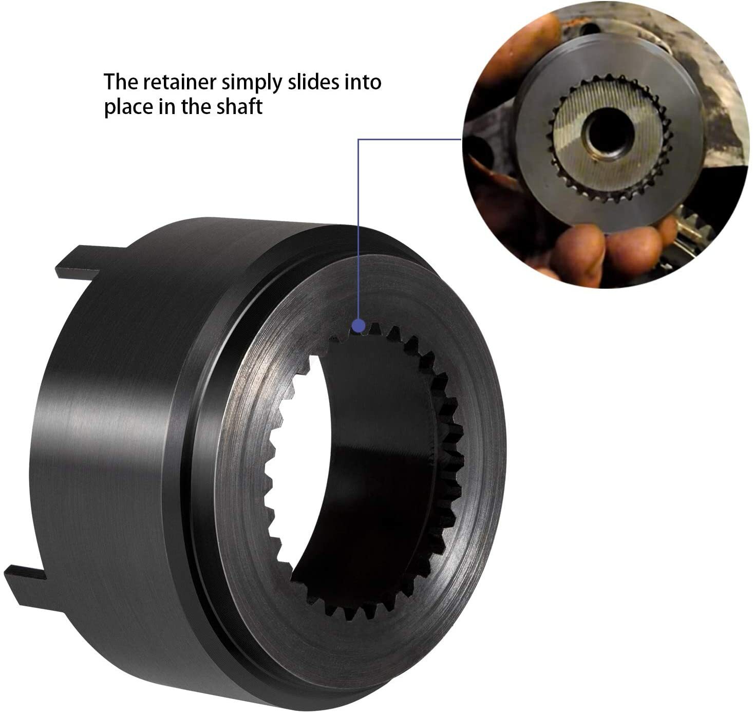 Gear Lock Nut Retainer Set for 1994-05 Ram 2500&3500 4WD NV4500 Transmission