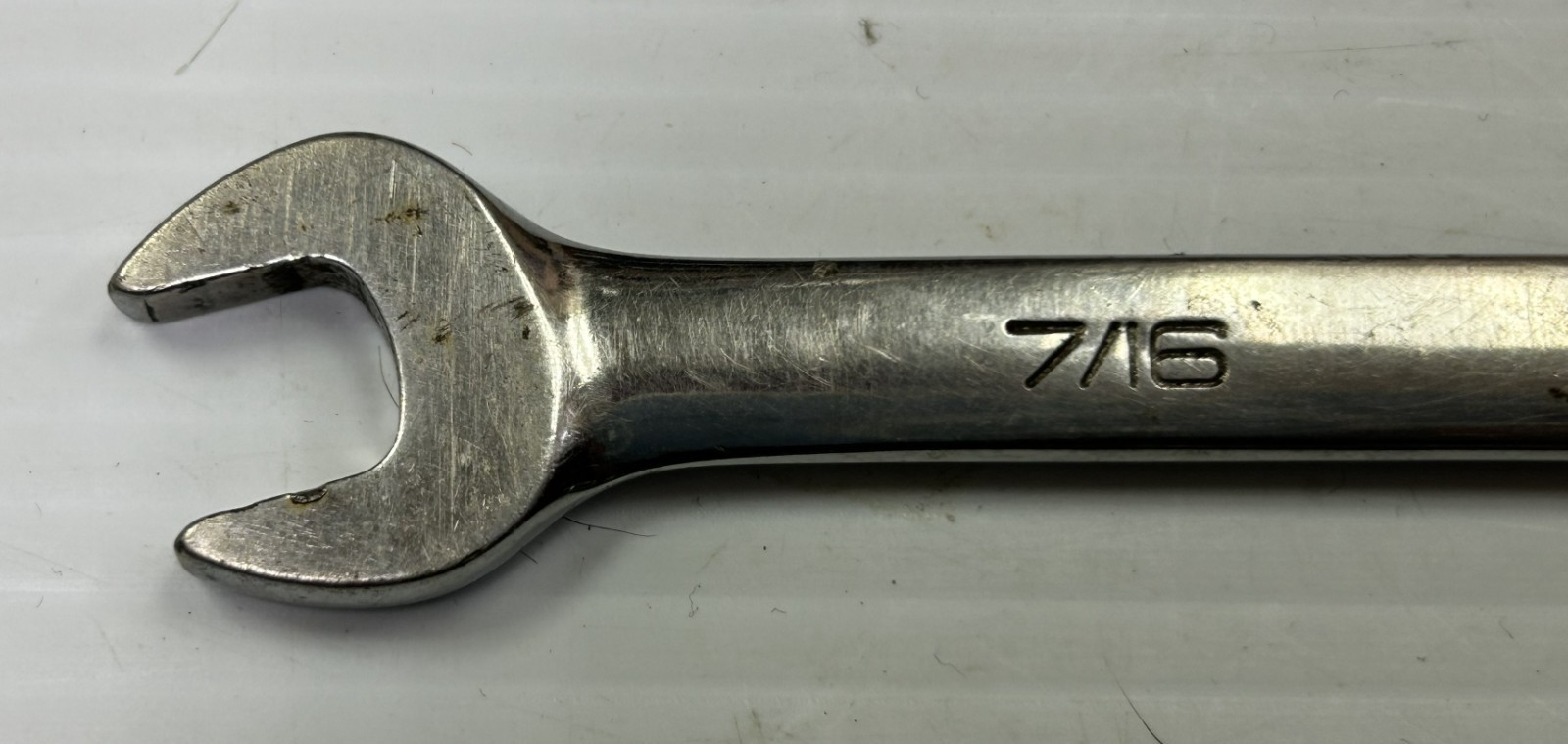 (MA6) Snap On 7/16″ 6pt SAE Combination Wrench OSH14B