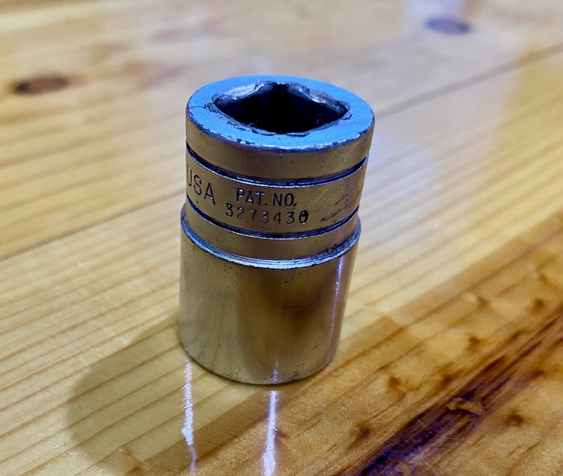 Snap-on Tools 1/2 Drive 3/4″ 6PT Shallow Socket Crack/ Broken TW241 USA