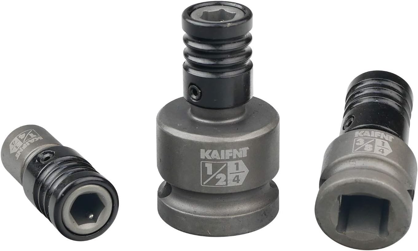 Impact Grade Bit Holder Socket Adapters