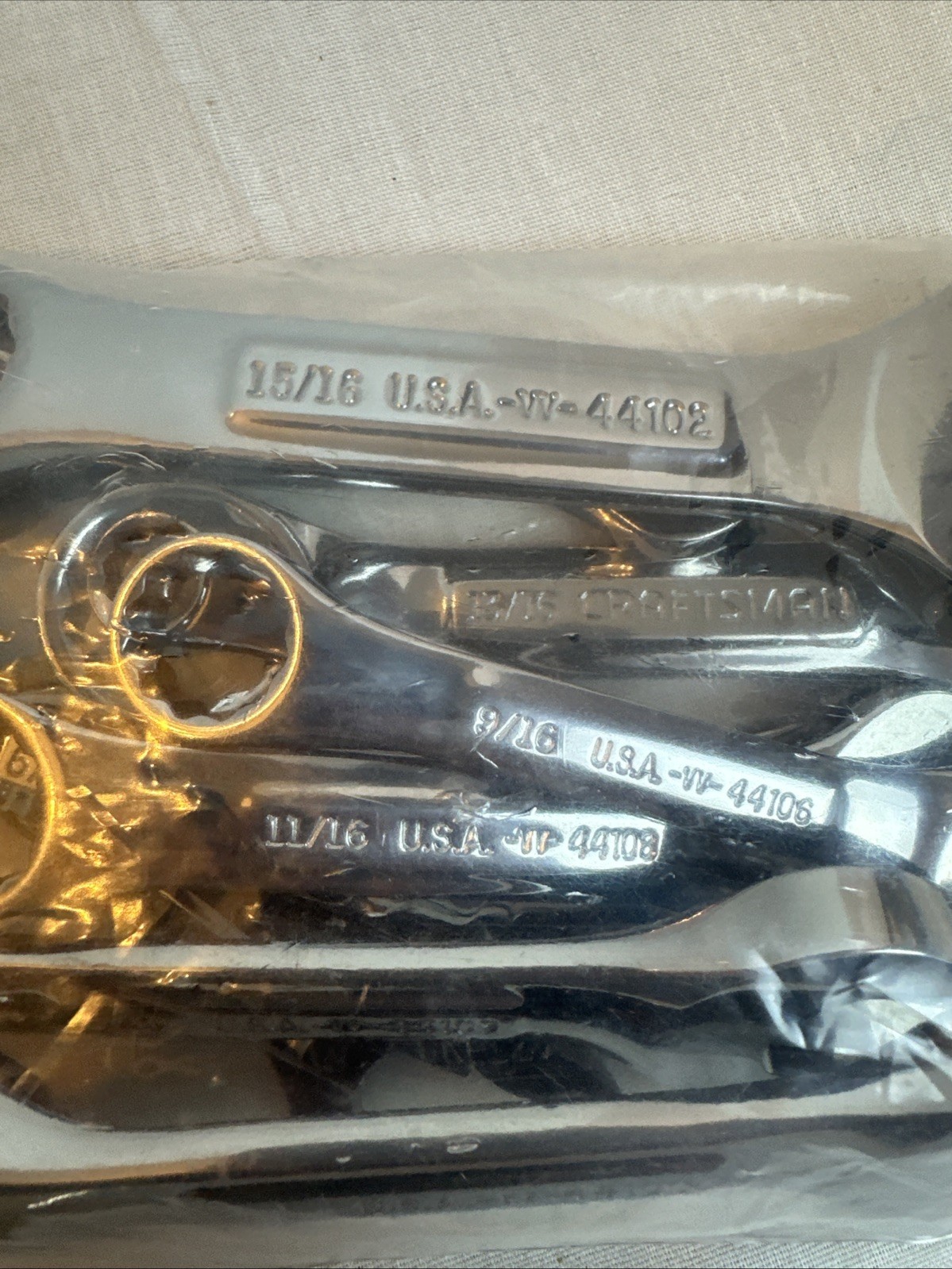 Sears Craftsman Professional Stubby USA Wrench Set 20 Piece Metric NOS Rare HTF