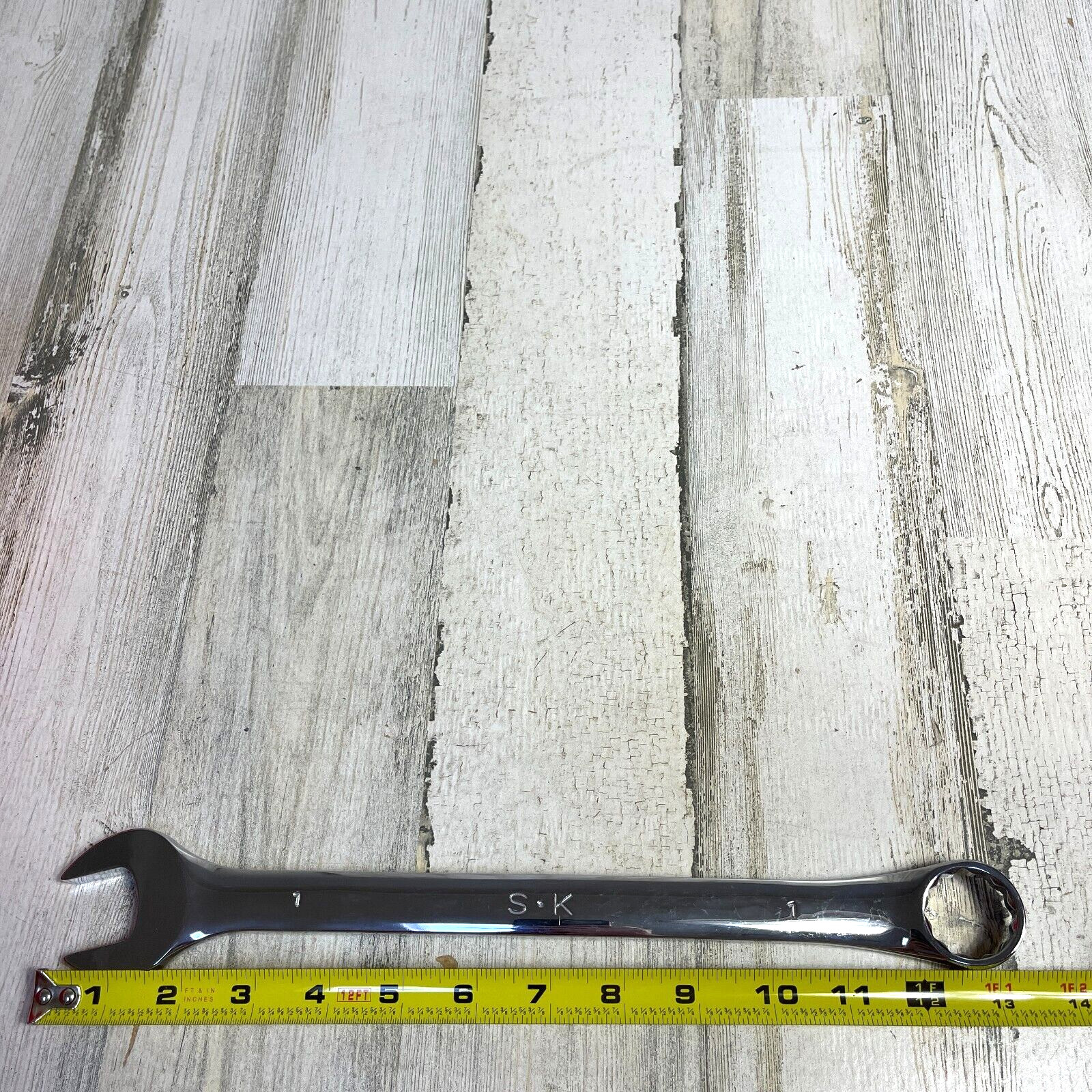 SK TOOLS 88232 COMBINATION SAE 13″ LONG WRENCH 1-INCH USA 1″ 12PT NOS