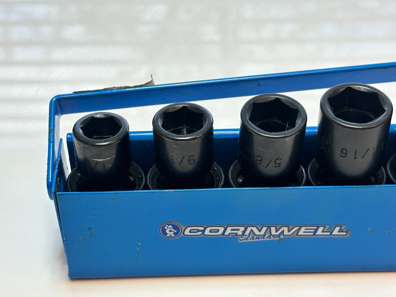 Cornwell USA UP-325RS SAE 1/2” Dr. Universal Swivel Impact Socket Set, 1/2″-3/4″