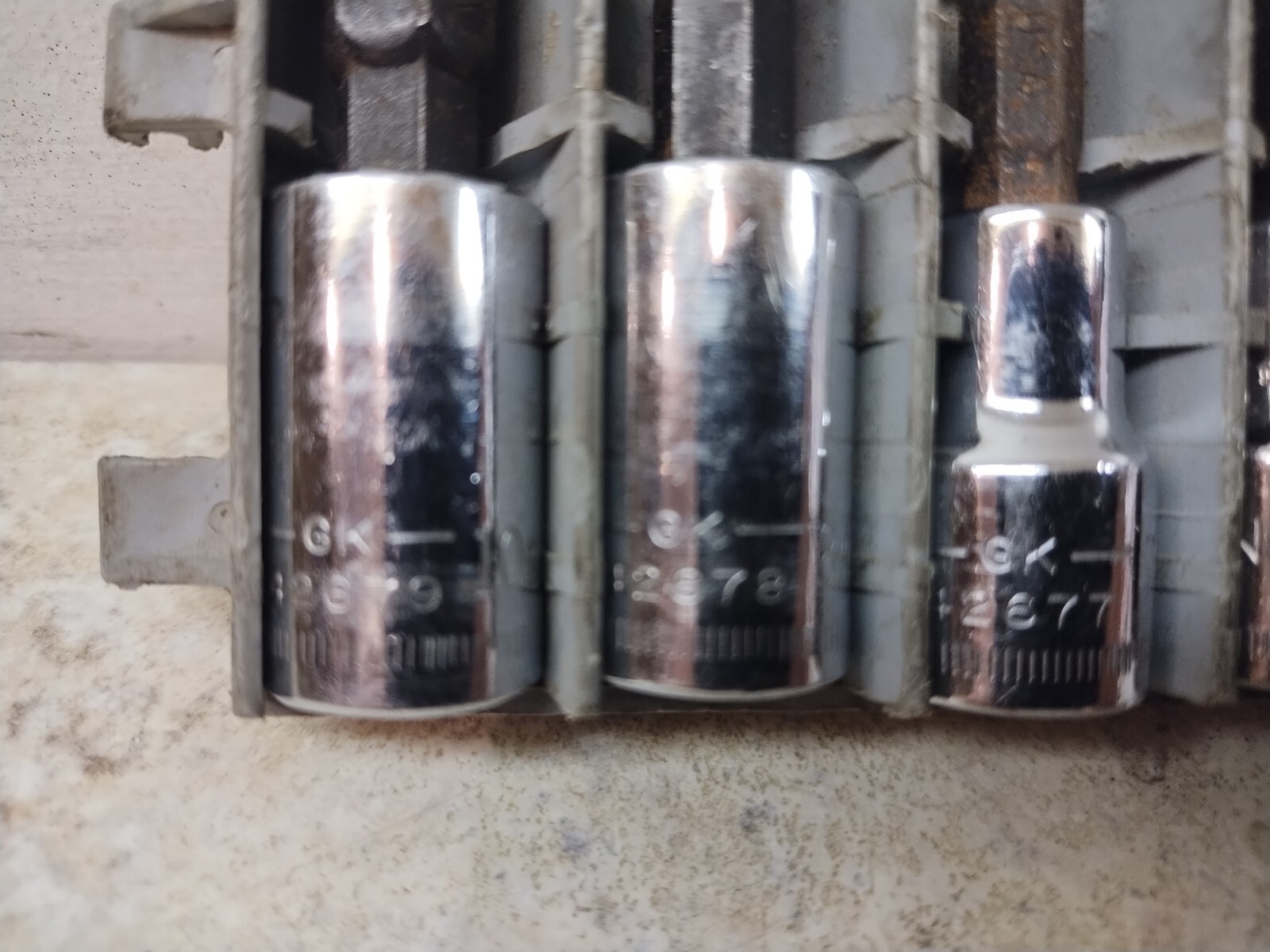 Craftsman 6 Pc. «GK» Metric Hex Bit Driver Socket 3/8″ Drive USA