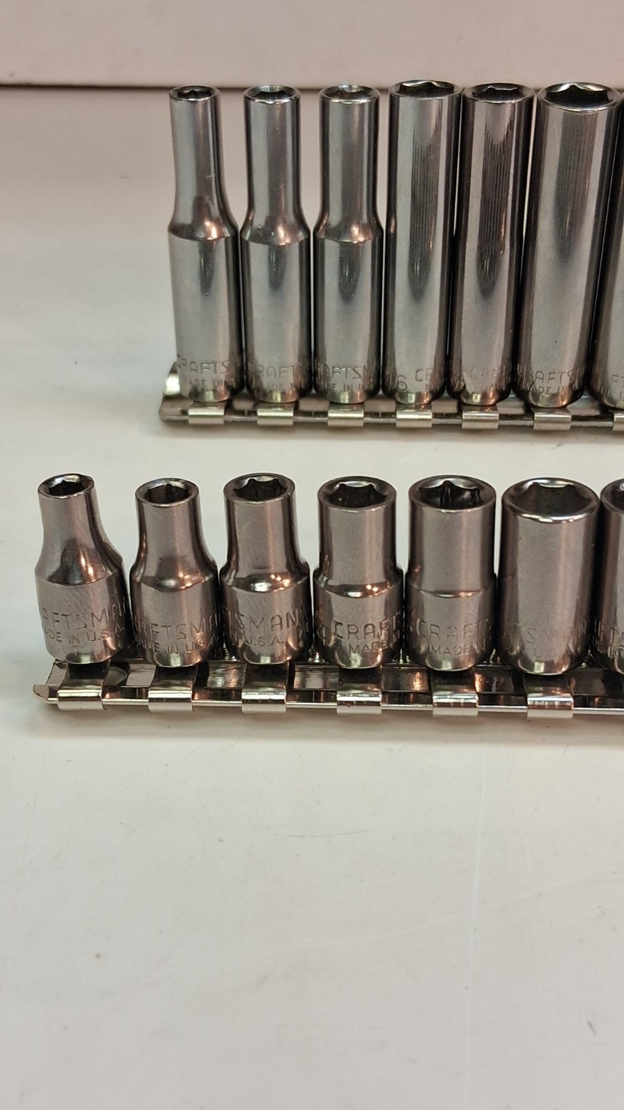 Craftsman *USA* 21-PIECE 1/4″ DRIVE 6 POINT SAE SHALLOW & DEEP SOCKET SET