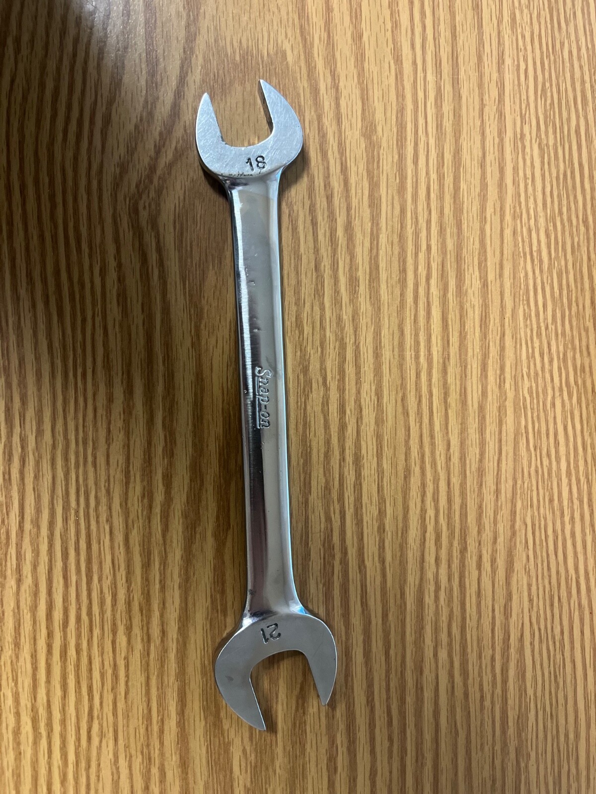 SNAP ON – VOM1821 – 18&21MM DOUBLE OPEN END WRENCH – ITEM VOM1821#1F ***********