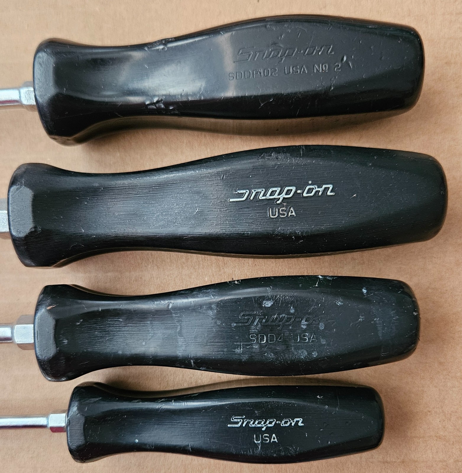Snap-on Screwdrivers Flat Phillips Tip Chisel Stubby SSD-18 SSD-4120 SDDP102