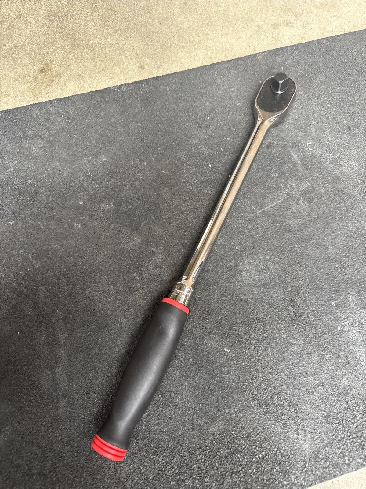 For Snap-on Tools USA NEW RED 1/2″ Drive Soft Grip Long Handle Ratchet SHL80A