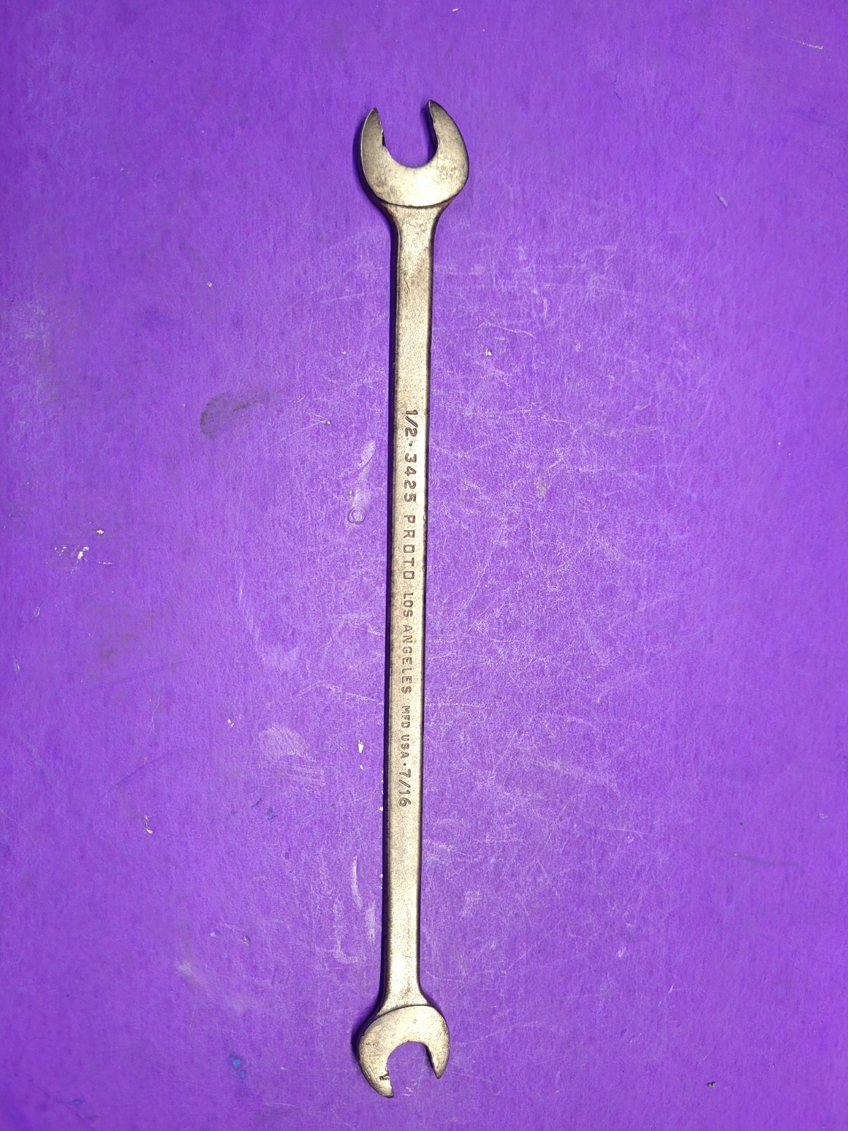 VINTAGE PROTO WRENCH #3425 1/2 – 7/16, MADE IN THE USA