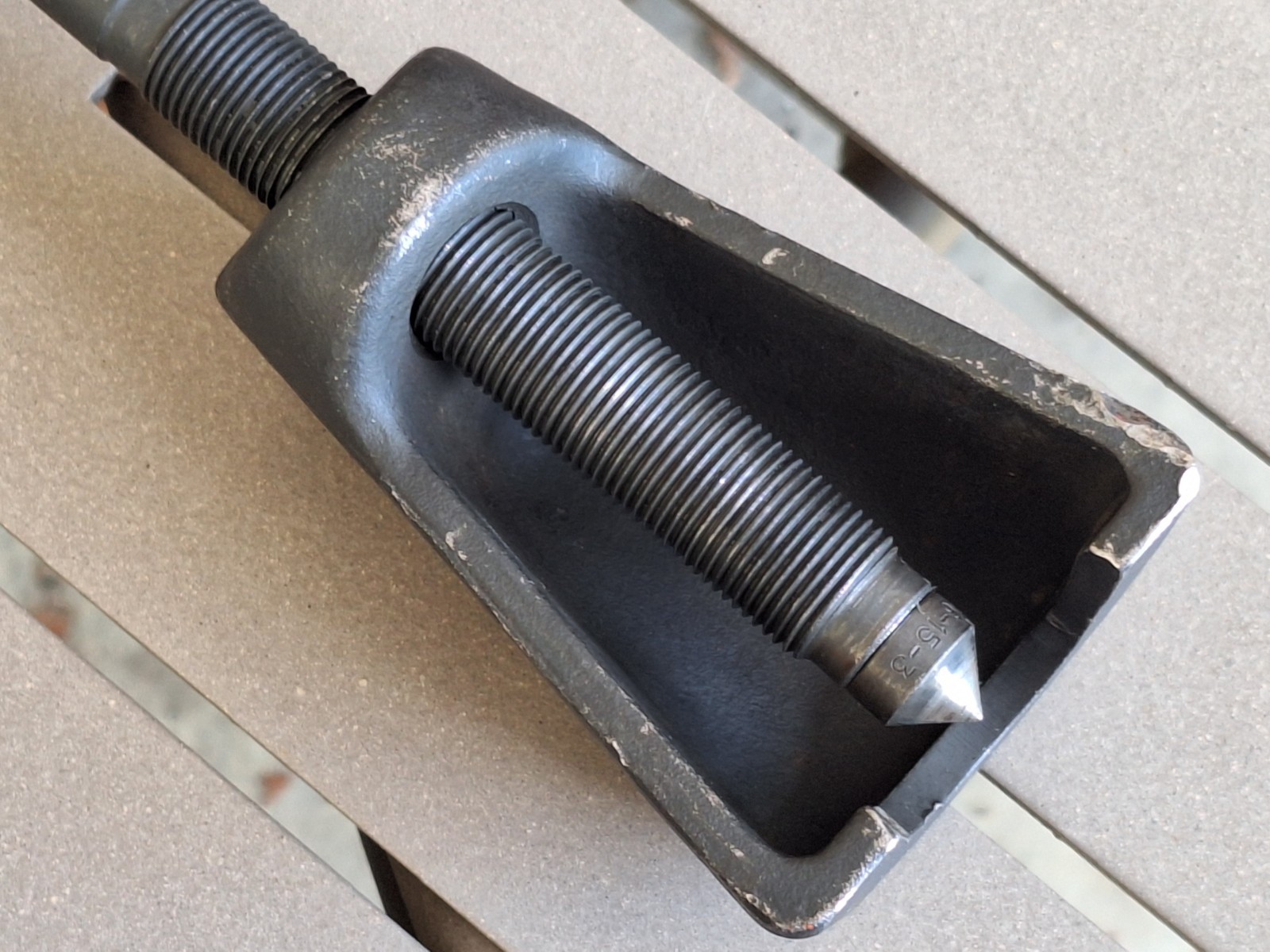Snap On Pitman Arm Puller CJ115, CJ83-2 Pressure Screw CJ66-15-3 Centering Point