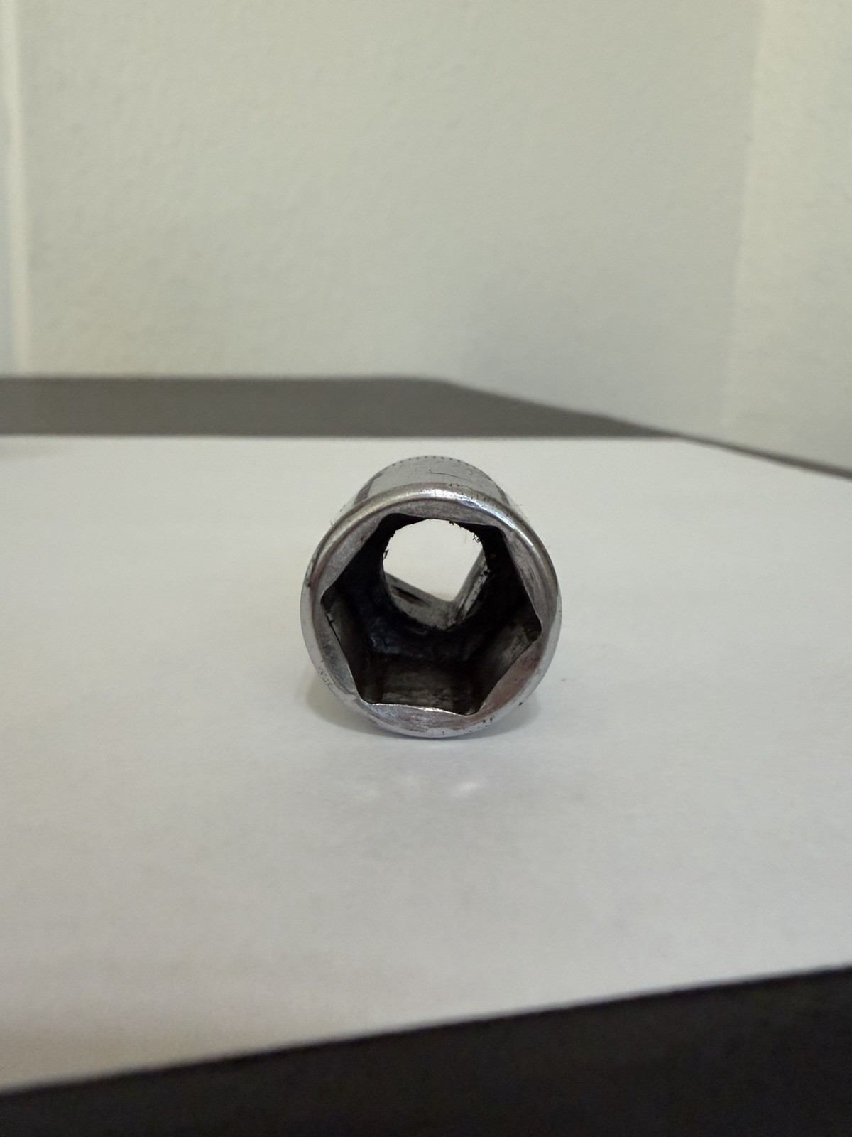 Snap-On Tools 3/8″ Dr. 14mm Metric 6 Point Shallow Chrome Socket FSM141A USA