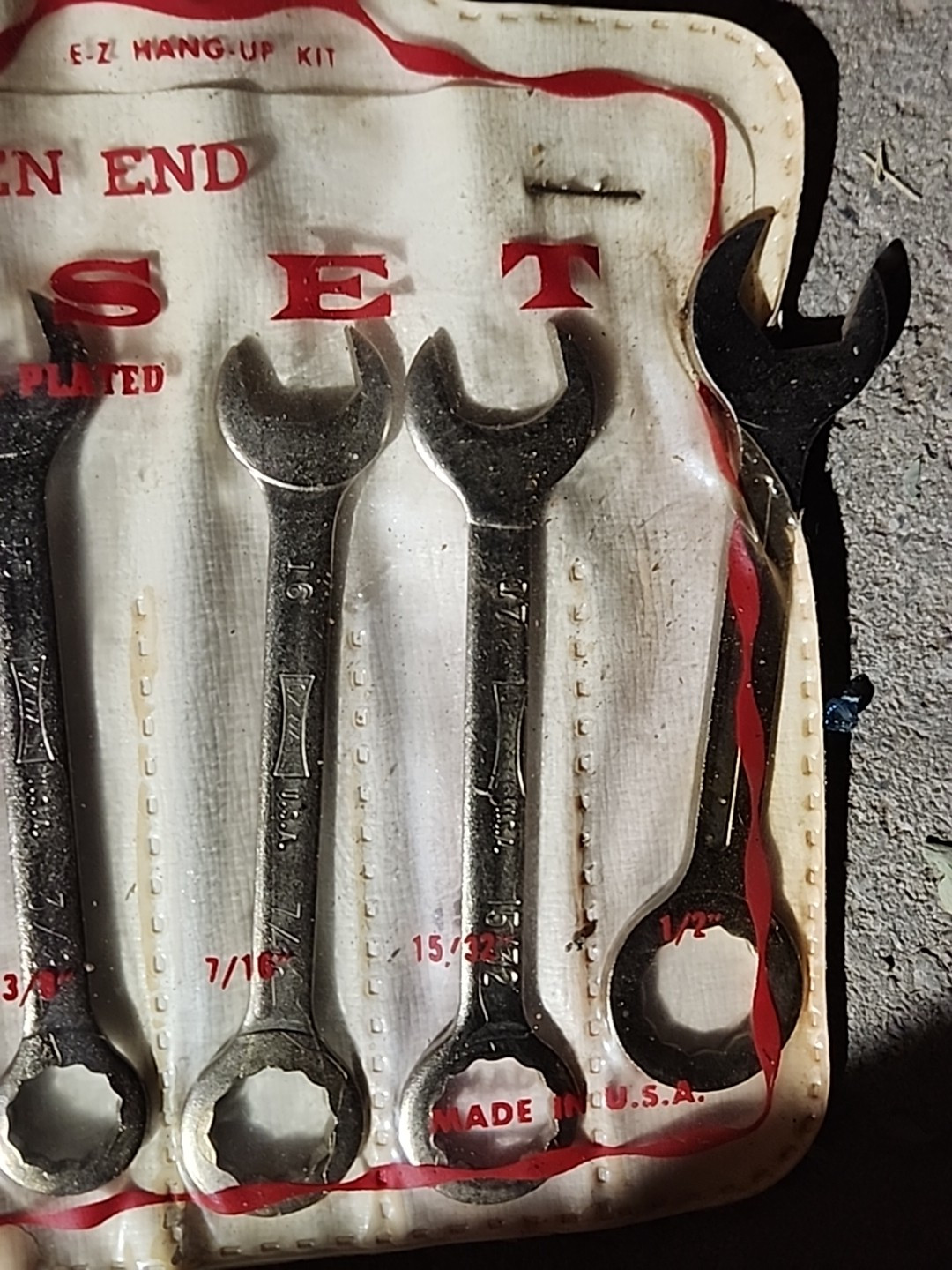 Vintage Oxwall Combination Wrench Set 14 Pieces 3/16″ To 1/2″ New Old Stock